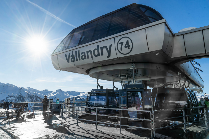 Le télécabine de Vallandry 74 à Peisey-Vallandry