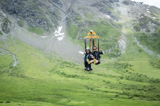 tyrolienne autour de l'aiglon 37